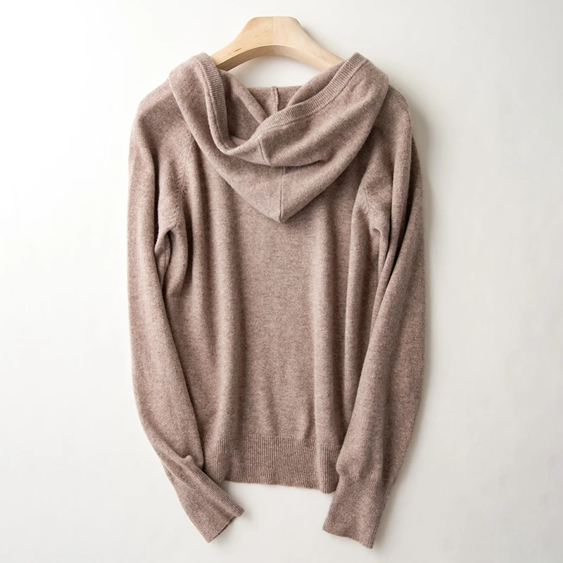 

Hot Sale Winter/ Autumn Spring Winter Cashmere Women Sweaters Knitted Hooded Warm Lady's Grade Up Jumpers and Pullovers