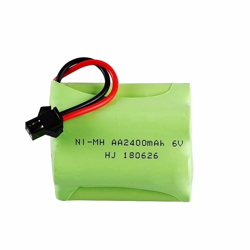 6v 2400mAh батарея + USB зарядное устройство для RC автомобилей Роботы танки пистолет
