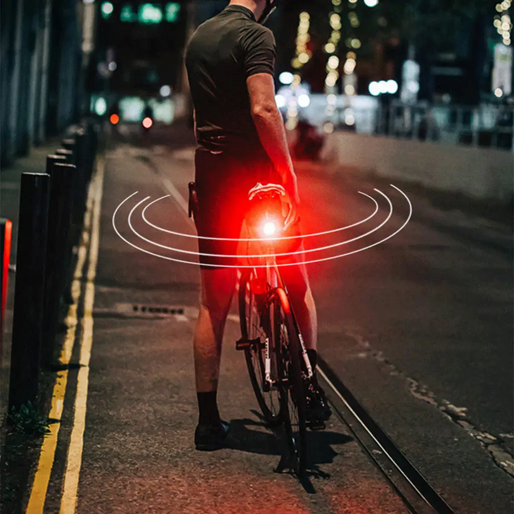 

2pc Rear Bike Light BRIGHT USB Rechargeable Taillight 5 Modes 5x2835 LED