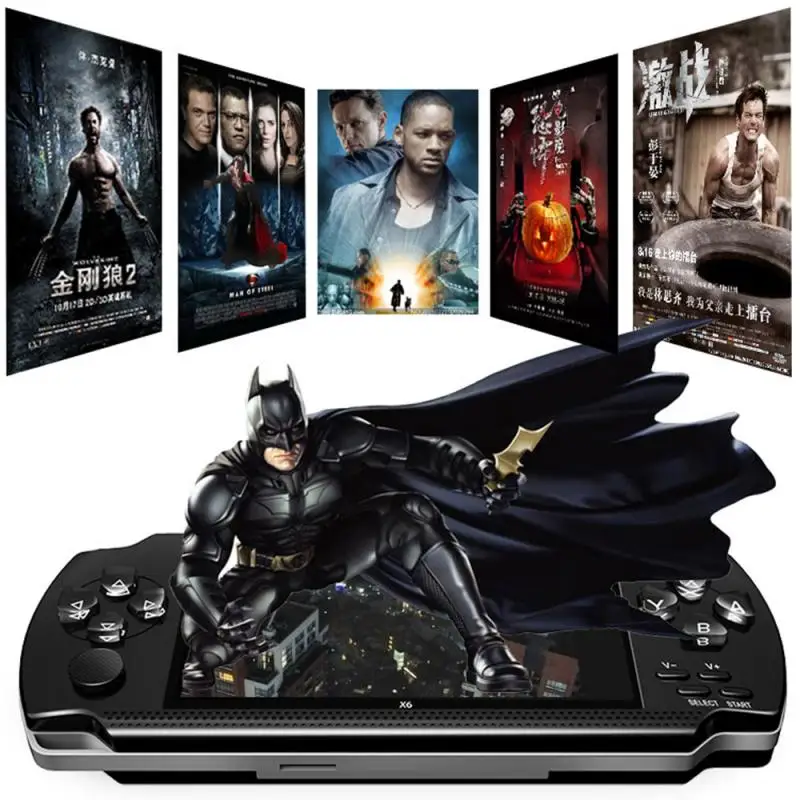 4 3 дюймов портативные игровые консоли 10000 игры 8 Гб игровая консоль Поддержка