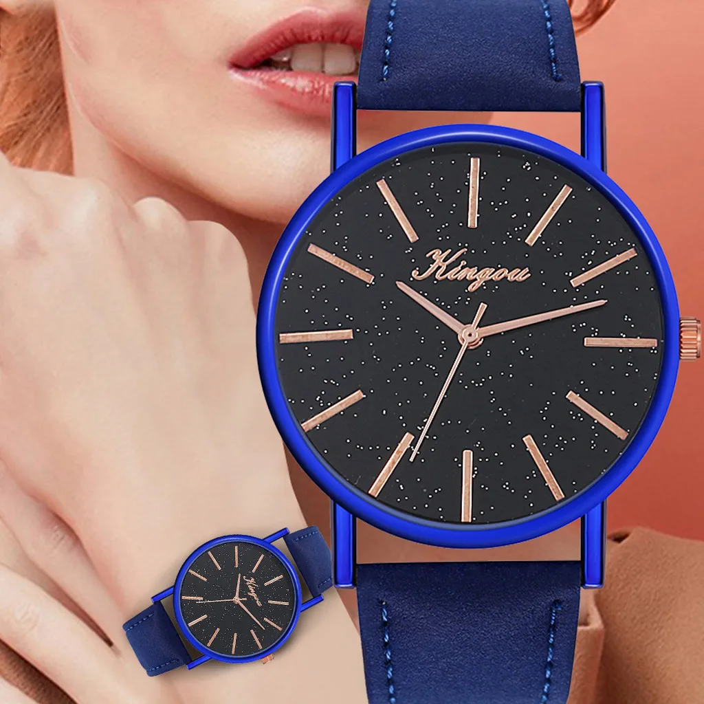 Звездное небо часы женские циферблат Кварцевые zegarek damski relojes dama relogio mulher на новый