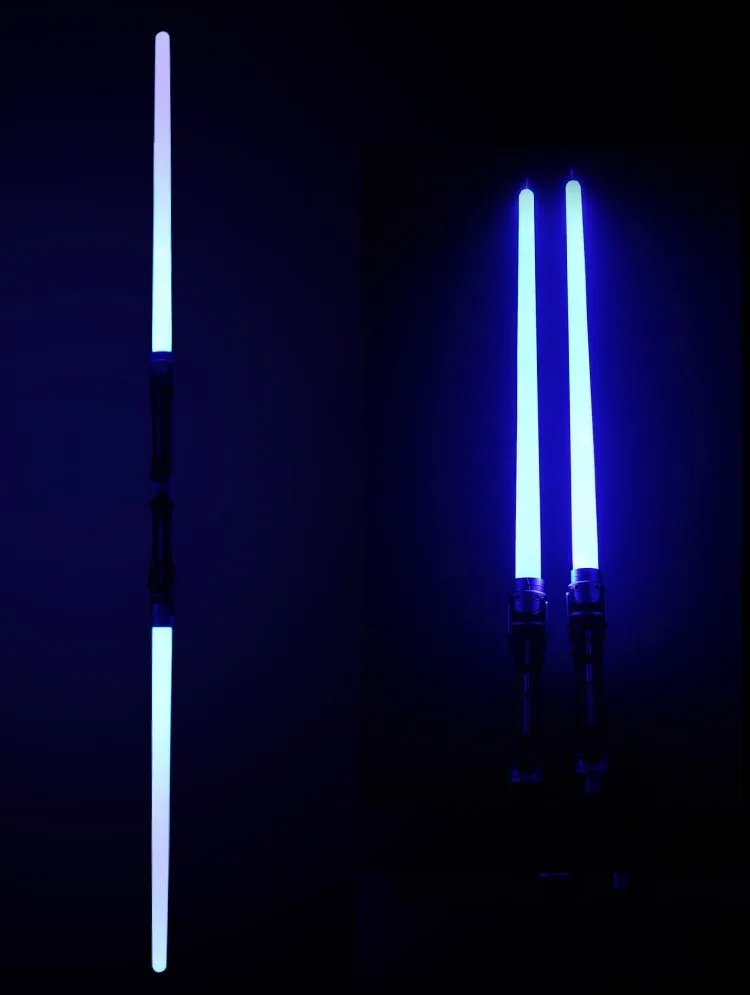 Комнатные игрушки светящаяся игрушка лазерный меч два в одном звуковой эффект