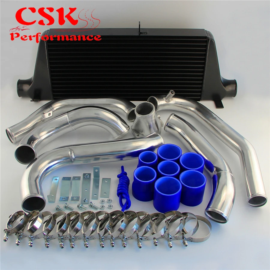 Интеркуллер FMIC Kit подходит для Mazda RX7 FC FC3S 13B Single Turbo 300-700hp 86-91 черный/синий/красный |