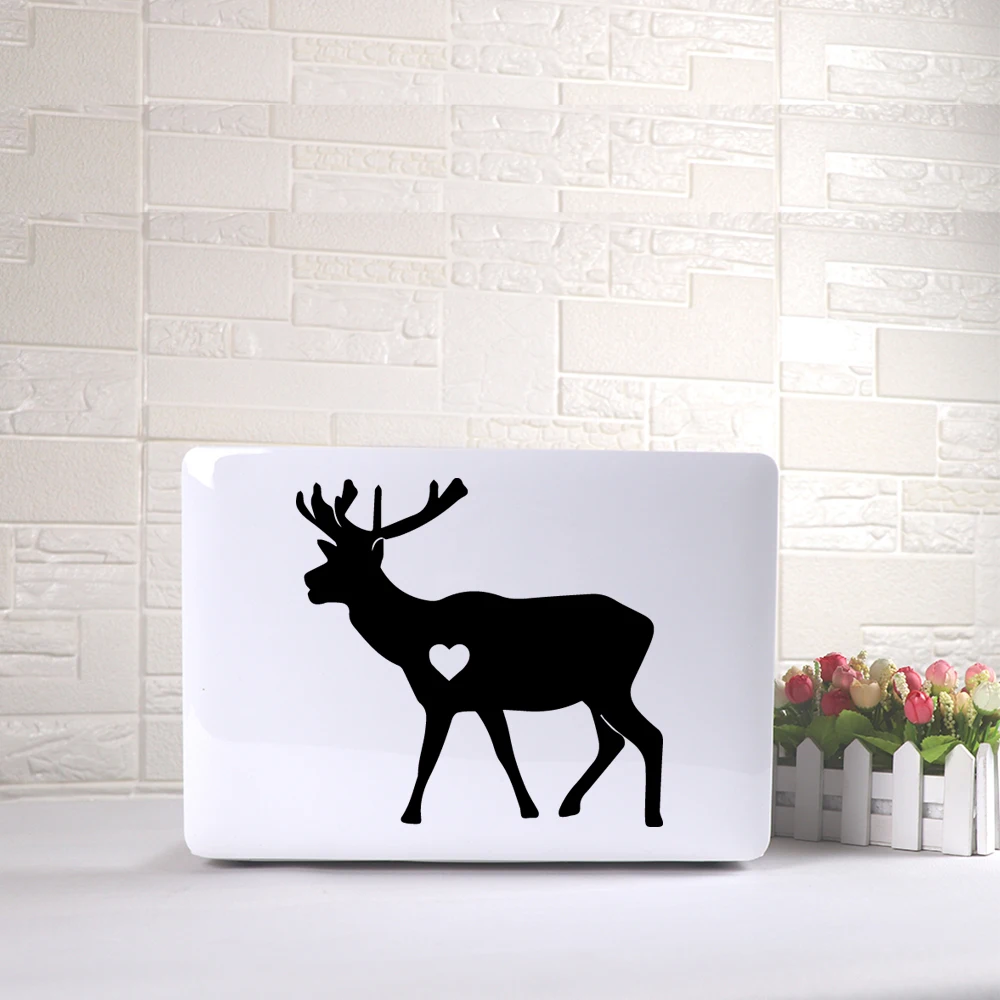 

Fashion Deer laptop Sticker For Macbook Air Retina Sticker Vinyl Decal Laptop skin decoration