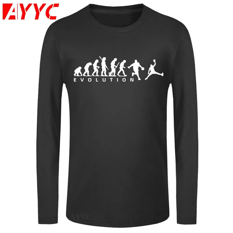 

AYYC long sleeve tee Basketball Mans Evolution T Shirt Ape Black Brand New, Great Present.