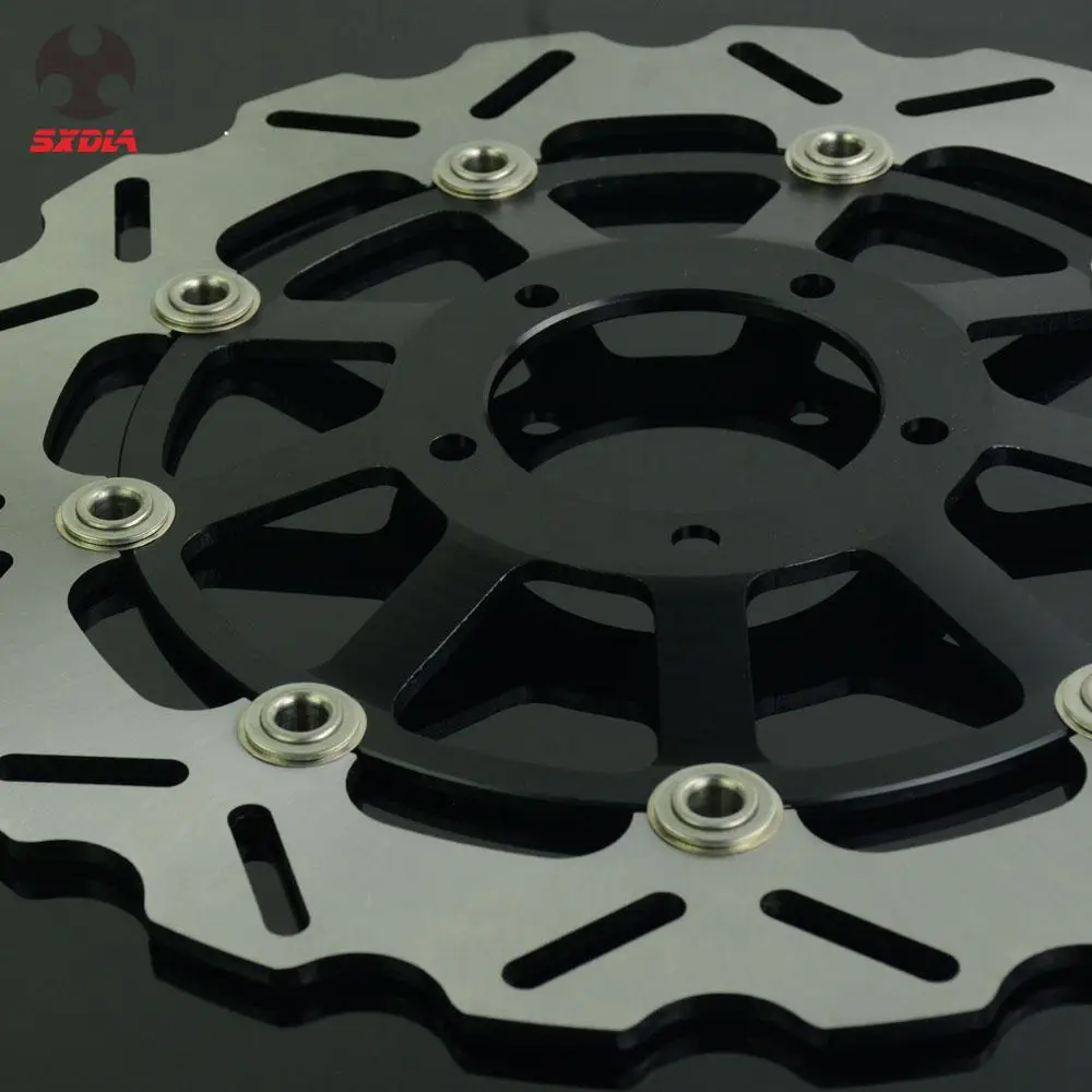 Мотоциклетные плавающие тормозные диски ротор для Ducati 749 999 1100 DARK R S FLLA XEROX MONSTER |