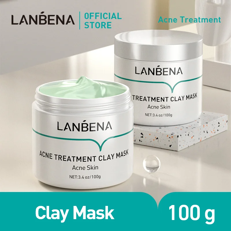

LANBENA Acne Treatment Cleans Mask Oil Control Shrink Pore Acne Removal Mask Whitening Moisturizer Mud Film Nourishing Skin Care
