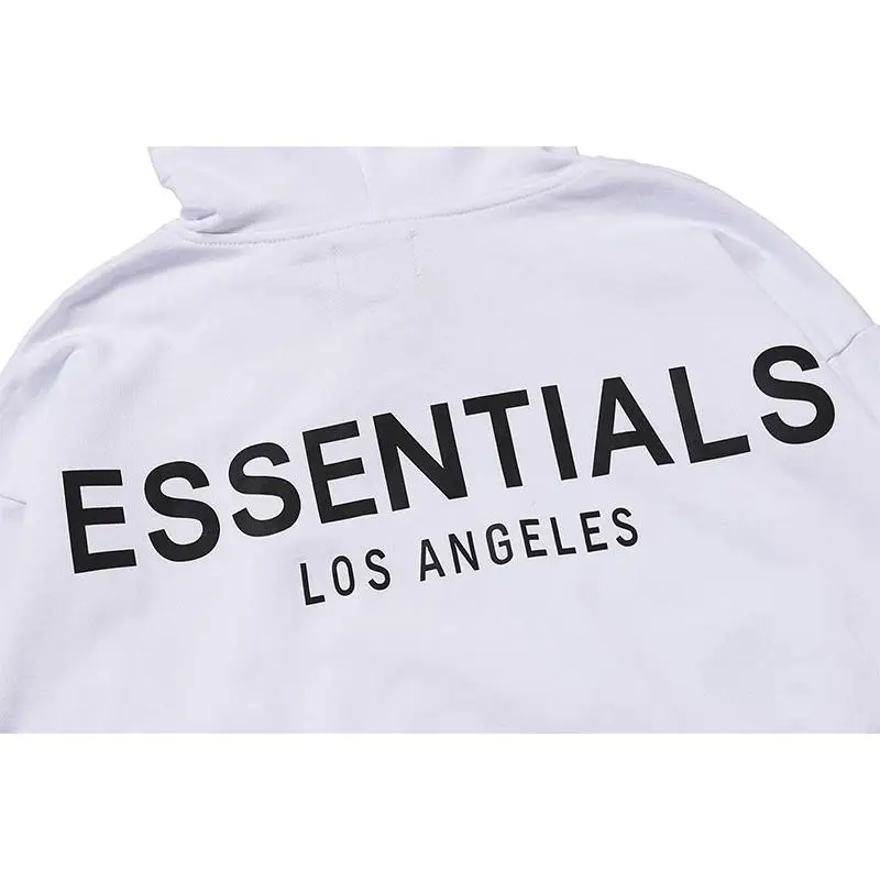 

LOS ANGELES Limited Essentials Hoodie Men Women 1:1 Streetwear Cotton Reflective FOG Pullover Inside Tag Essentials Sweatshirts