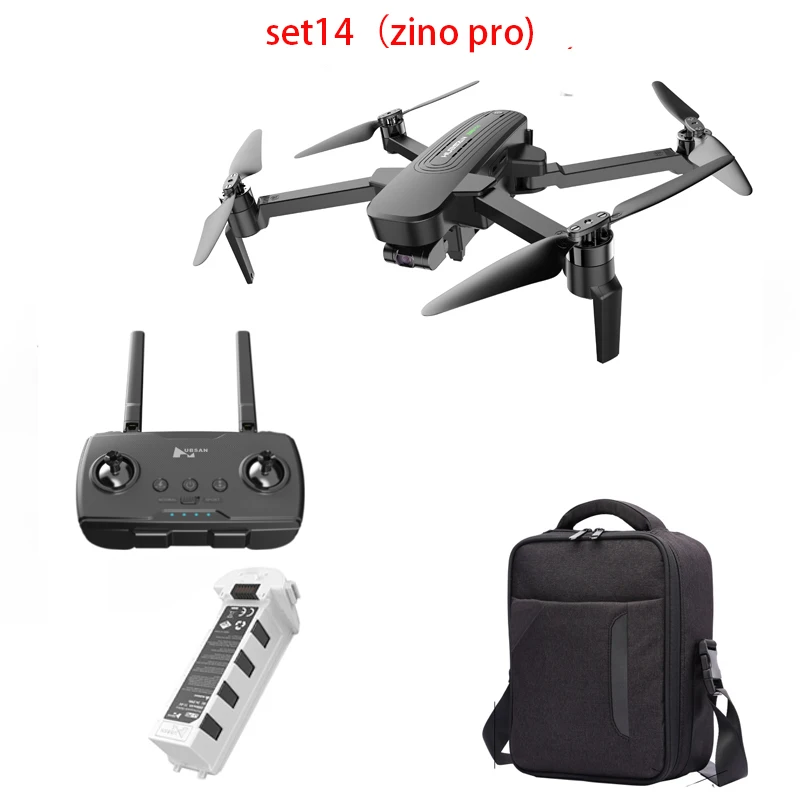 Многоцветный Hubsan H117S Zino gps 5,8 Г 1 км Складная рукоятка с видом от первого лица в формате 4K UHD, Камера 3-осевому гидростабилизатору RC Дрон Квадрокоптер RTF высокое Скорость - Цвет: Многоцветный