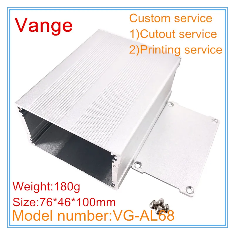 1 шт./лот пескоструйная поверхность алюминиевая проектная коробка 6063-T5