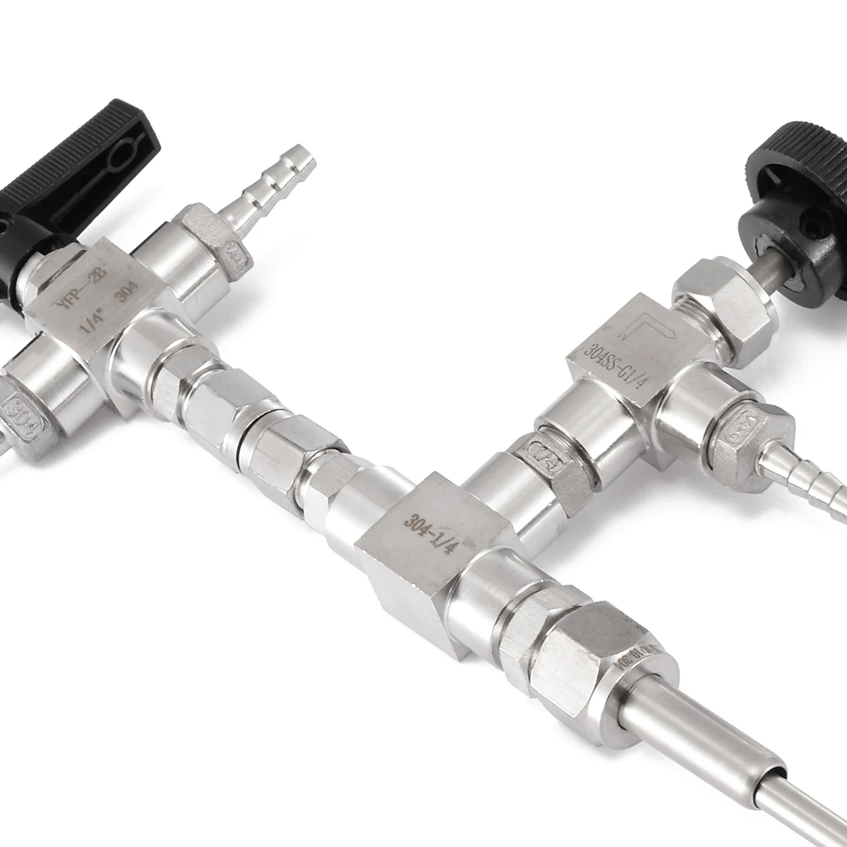 Homebrew нержавеющая сталь счетчик давления пивная бутылка наполнитель для