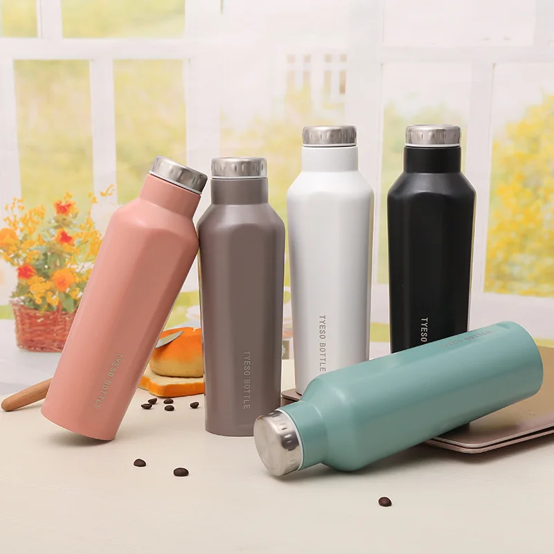 

500ML Stainless Steel Double Wall Insulated Thermos Cup Vacuum Flask Coffee Mug Travel Drink Bottle Lovers Home Sport Thermocup