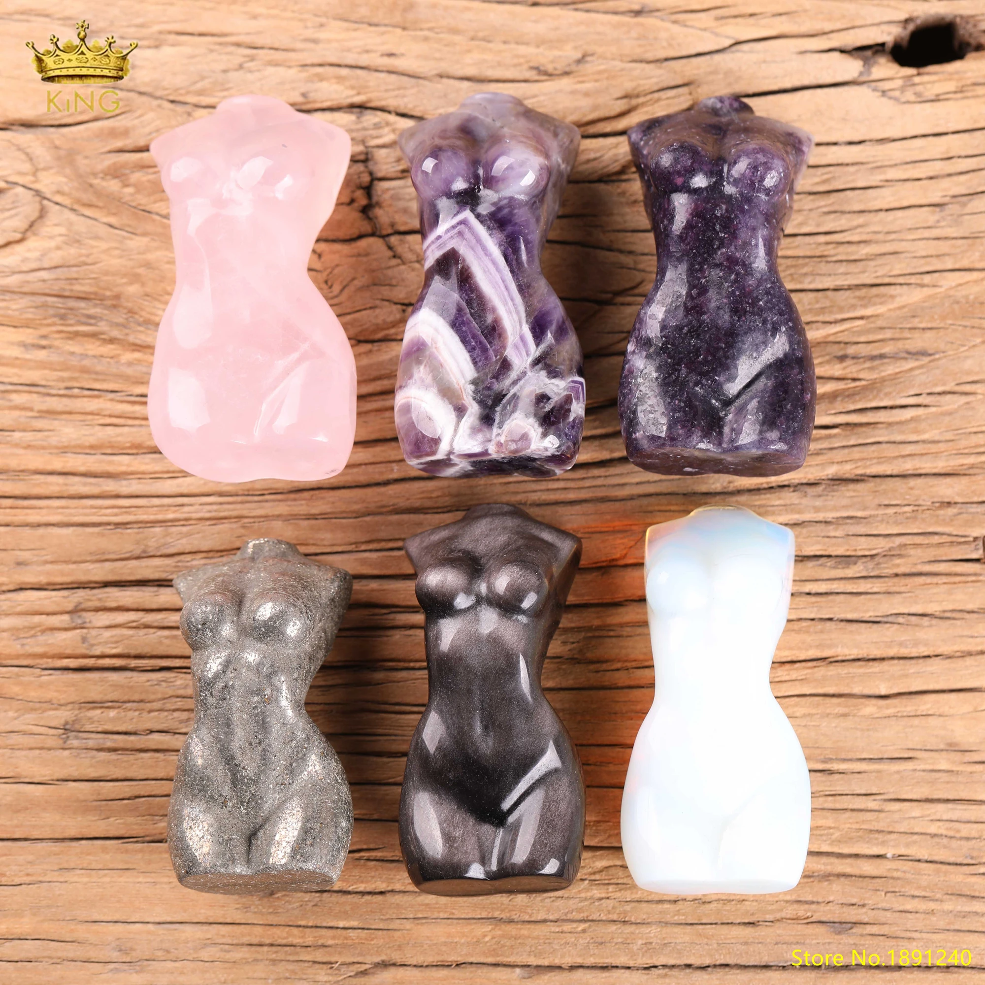 

King 3 дюйма, модели из натурального смешанного кварца с кристаллами, модели для мужчин и женщин с кристаллами, лучший подарок для образцов минералов