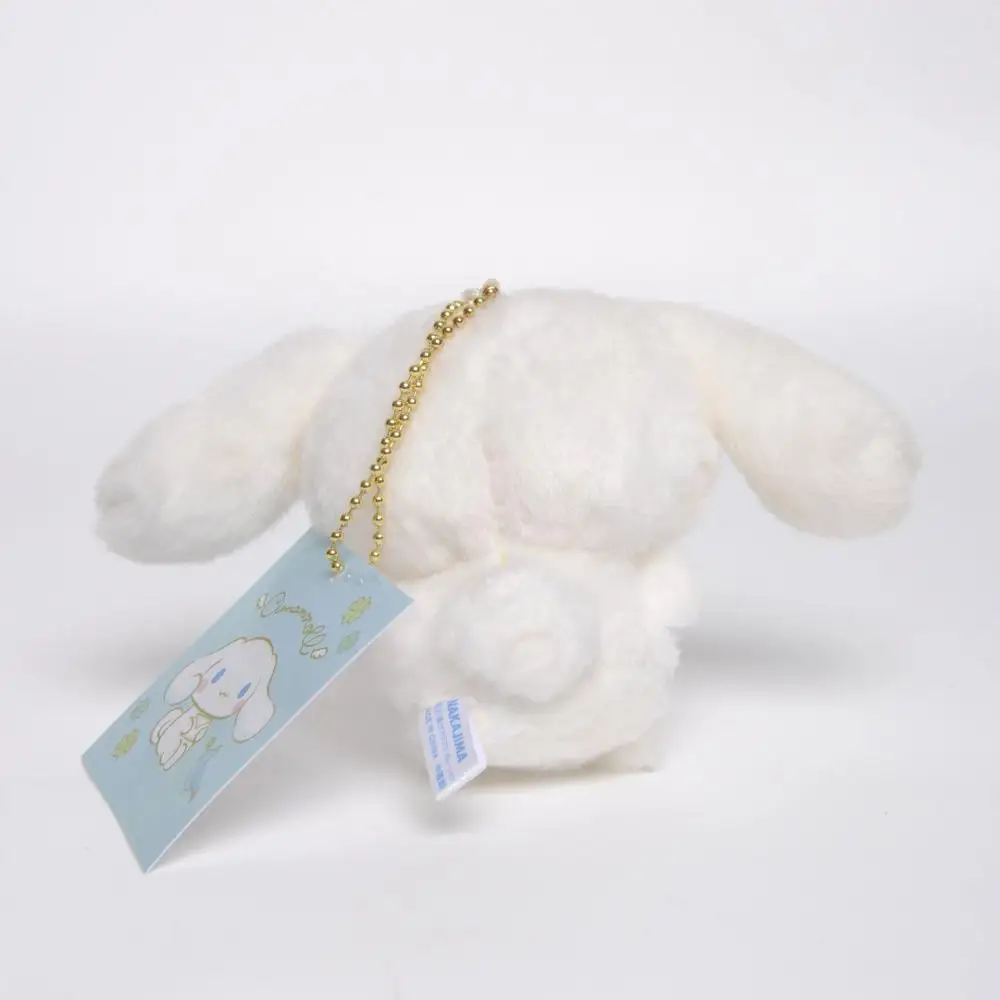 10 см кавайная Sanrioed аниме Cinnamoroll плюшевая игрушка маленькая белая собака подвеска