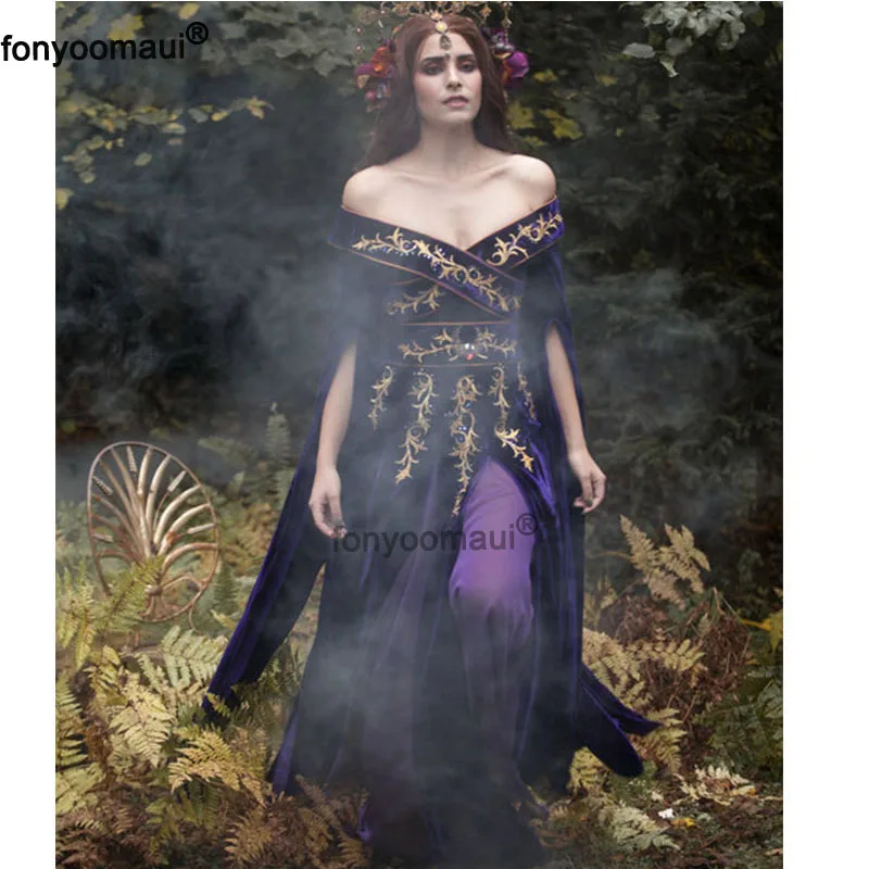 Женское платье с рукавом-фонариком длинное винтажное платье-макси в пол для