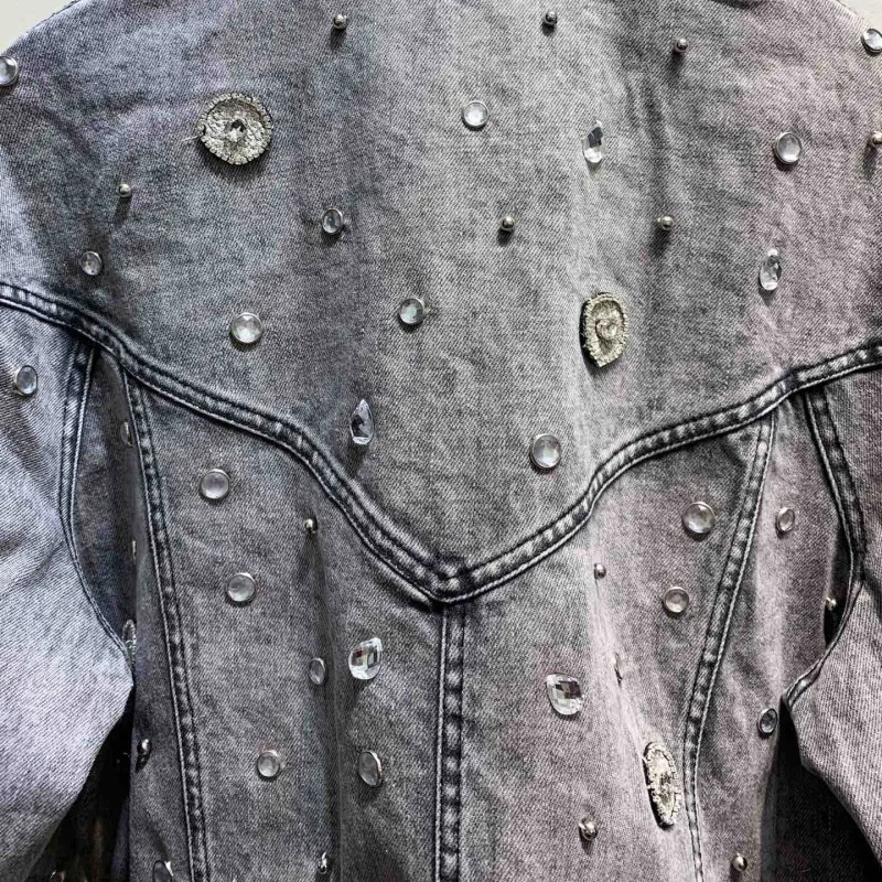 Высокое качество женские джинсовые комплекты из 2 предметов в стиле панк длинные