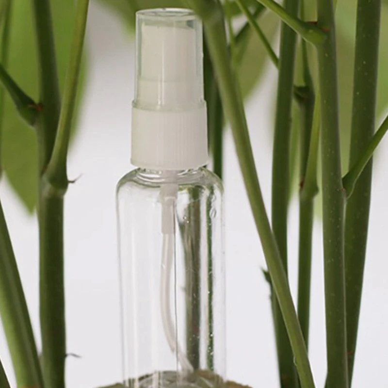 

30Pcs Transparent Empty Spray Bottles 100Ml Plastic Mini Refillable Container Empty Cosmetic Containers