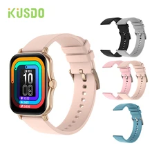 KUSDO 2021 NEW Fashion Smart Watch Men Women Waterproof Smartwatch Sport Fitness Bracelet Tracker Band GTS 2 For Apple Android