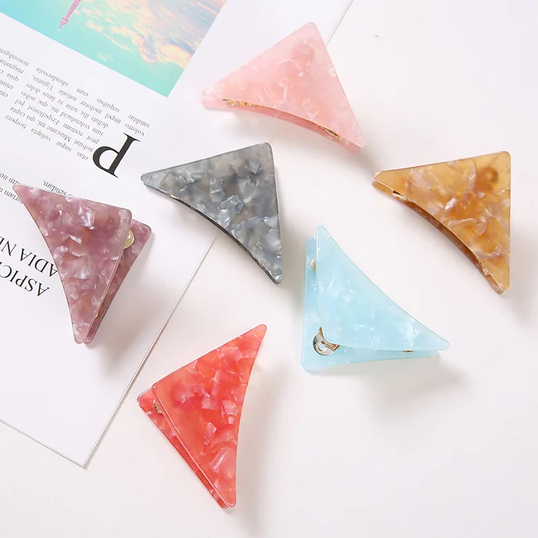 

New Fashion Acrylic Bright Color Acetate Hairpin Hair Clip Hair Clips for Women Hair Clips for Girls