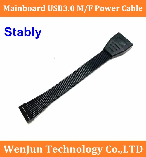 

Motherboard Mainboard USB3.0 19Pin 20Pin Female to USB 3.0 19pin 20 Pin Male Extension Conversion Connecting Cable