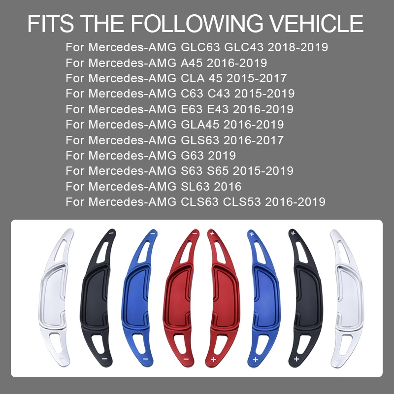 Скоростной вау автомобиль руль сдвиг весло Shifter Расширенный Shifters для Mercedes Benz AMG A45
