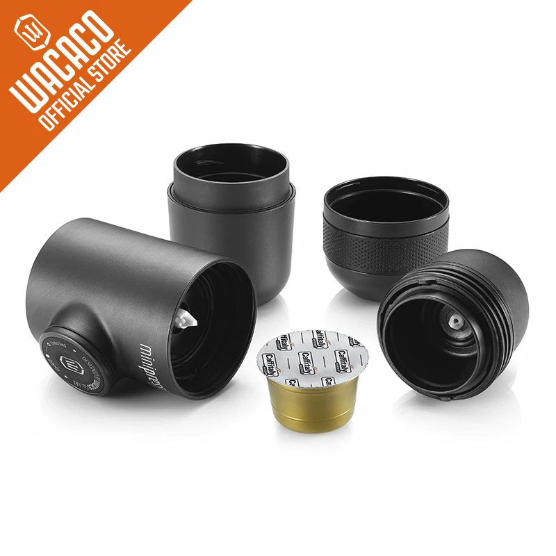 Wacaco Minipresso CA Portable Espresso Coffee Machine Compatible Capsules* Small Travel Maker Mini coffee machine. | Дом и сад