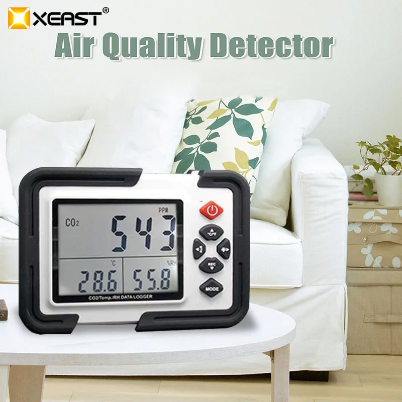 HT 2000 цифровой СО2 МЕТР CO2 монитор детектор анализатор газа 9999ppm Анализаторы