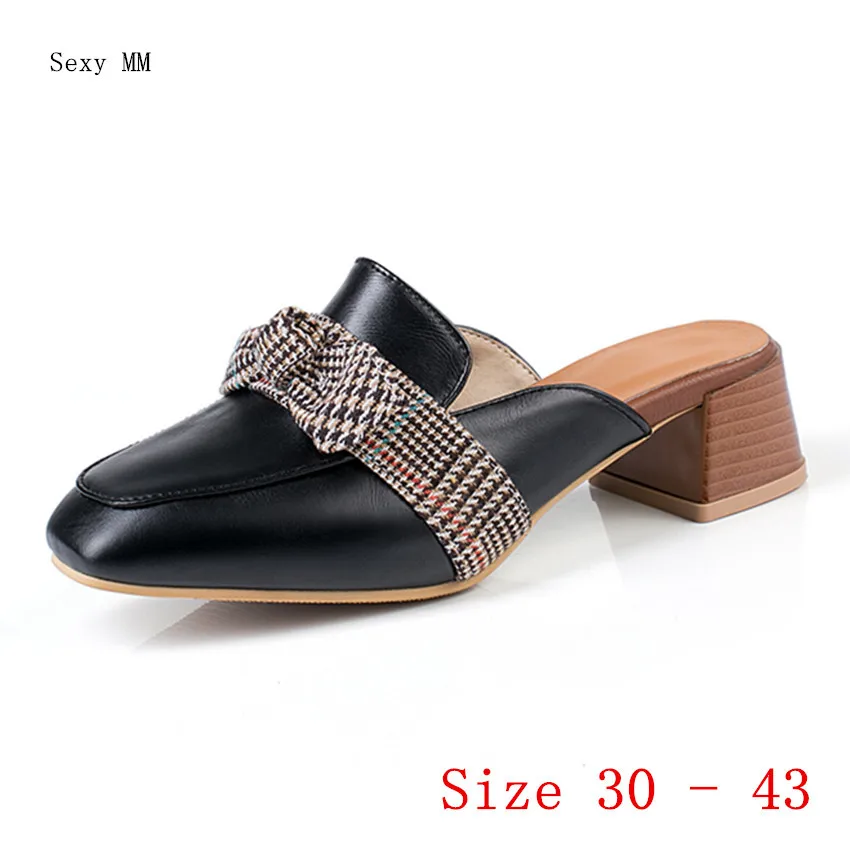 

Pumps Women Oxfords Career Slingbacks Mules Shoes Med Heels Woman Med Heel Shoes Small Plus Size 30 31 32 33 - 40 41 42 43