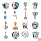 Шарм-подвеска океанские волны и рыбы, из серебра 925 пробы