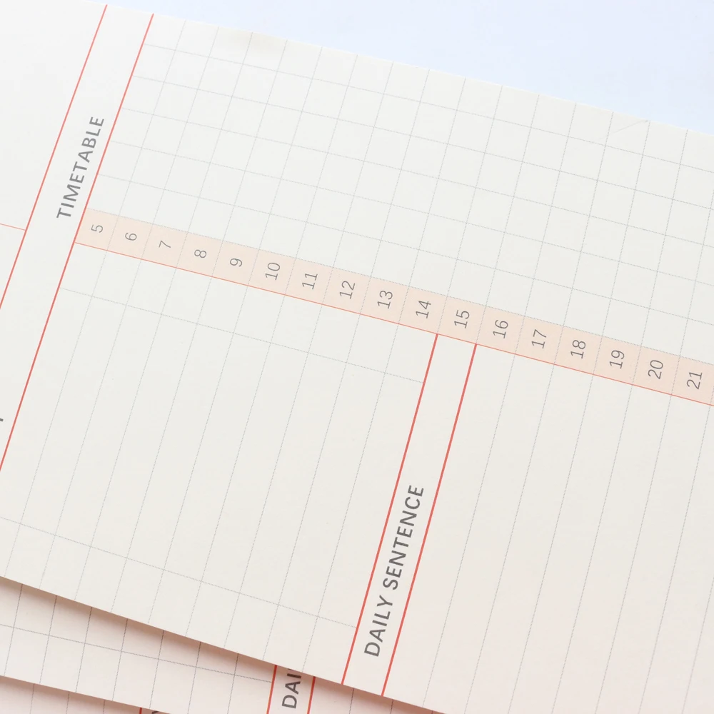 Domikee новый милый цветной школьный учебный план блокнот для студентов без даты