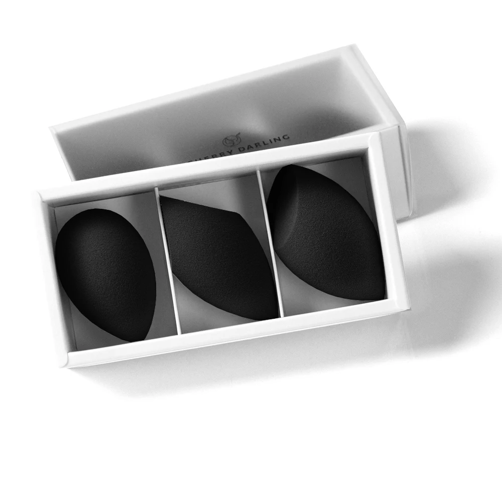 3 шт. губки для макияжа основа Влажная и сухая шар двойного назначения консилер