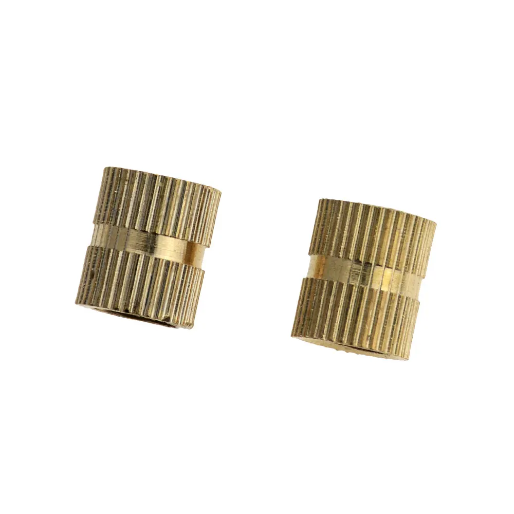 210 шт./компл. M2-M10 латунный цилиндр с накатанной головкой резьбой круглыми