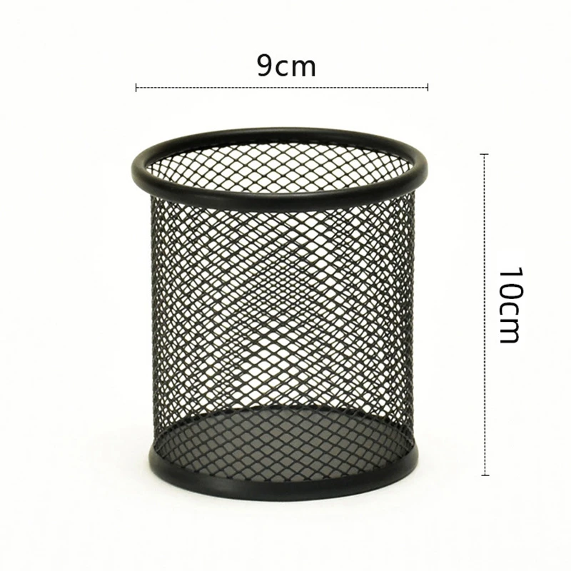 

Metal Office Pen Holder Storage Pen Holder Office Storage Box Pencil Holder Table Mesh Stationery Office Supplies