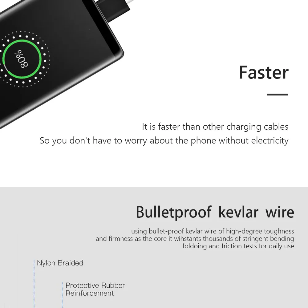 CBAOOO 1 м 2 м 3 м USB C Тип USB кабель для передачи данных 3A быстрый подъем тип-c Kabel voor S9 S10 Plus USB C просо