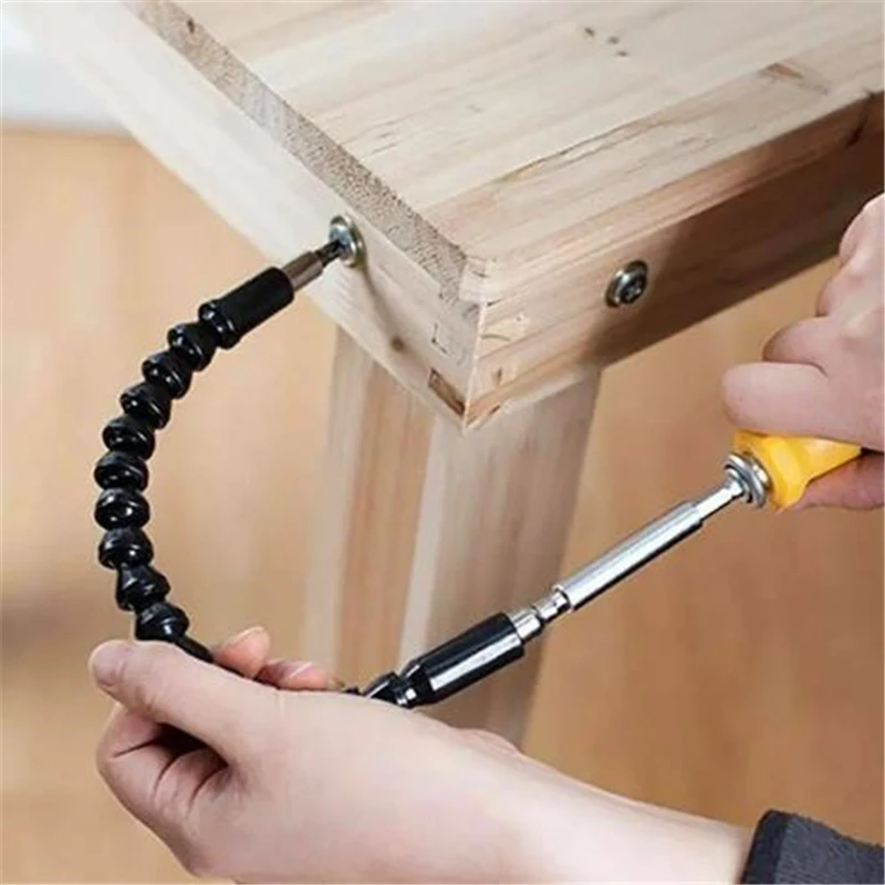 

1/4" Shank 105 Degree Right Angle Drill Adapter with Flexible Shaft Bits Extension Shaft with Screwdriver Bit Holder