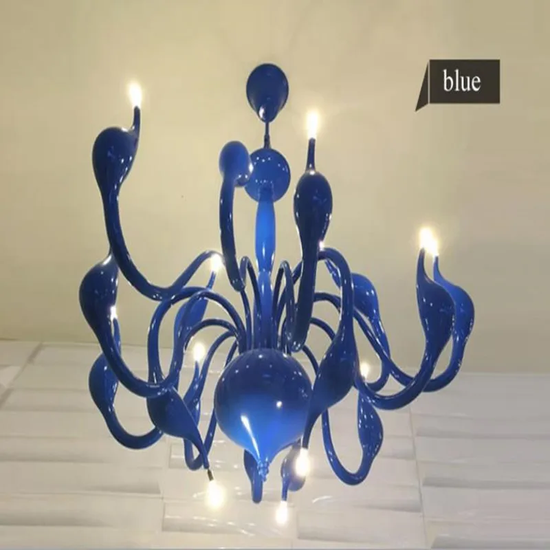 Хрустальные светодиодные люстры в виде Лебедя стиле арт-деко европейская свеча