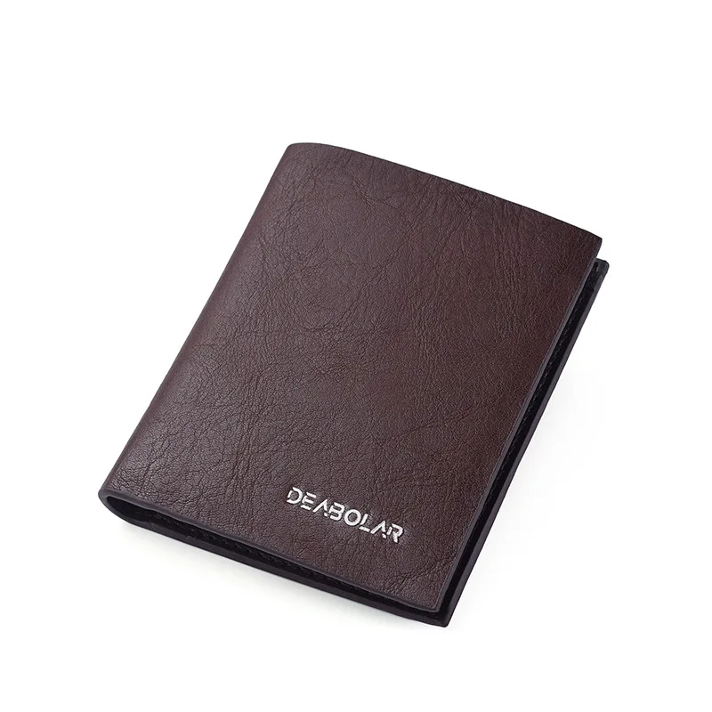 Мужской бумажник из искусственной кожи в винтажном стиле портмоне фото визитной