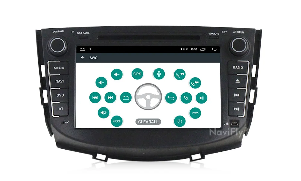 NaviFly Android 9,1 Автомобильный мультимедийный gps радио плеер для Lifan X60 стерео dvd-плеер wifi BT CANBUS четырехъядерный 2 Гб ram 32 ГБ rom FM