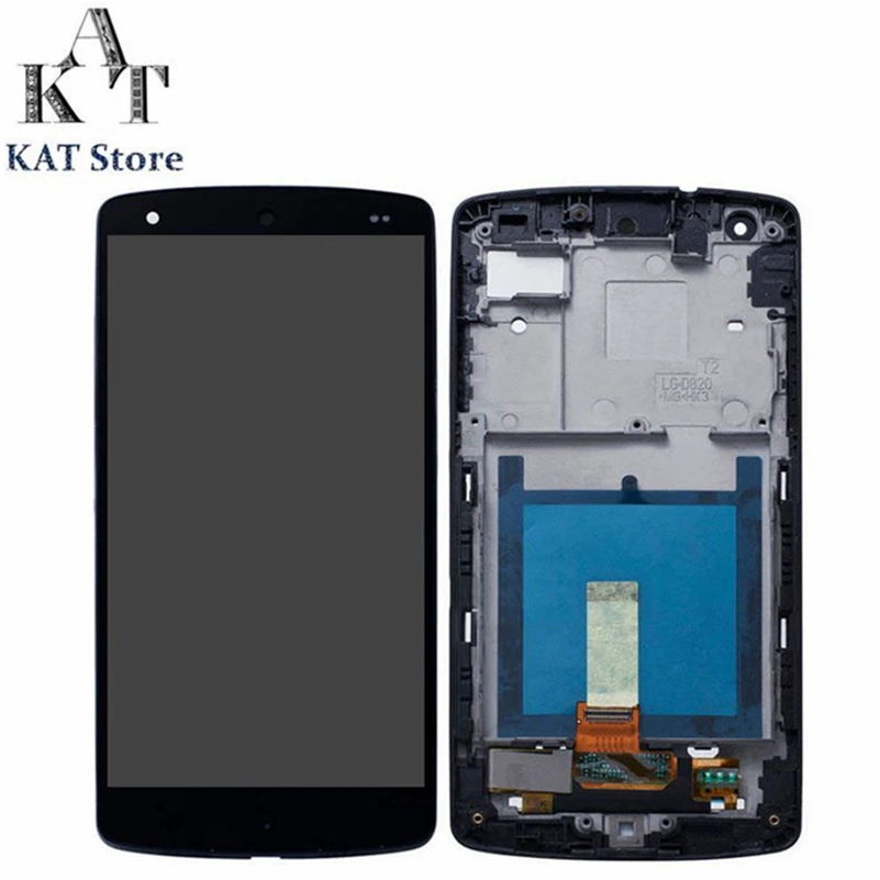 Замена ЖК-экрана KAT для LG Nexus 5 D820 D821 ЖК-дисплей сенсорный экран с рамкой гарантия