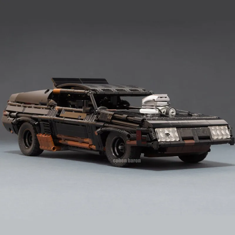 New 1510PCS Movie Series Mad Black Interceptor Max Muscle Car Supercar MOC-35846 Technical Building Blocks Bricks Toy Kid Gift | Игрушки и