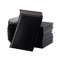 100pcs waterproof bubble bags black poly bubble mailer padded envelopes for gift packaging lined poly mailer self seal bag