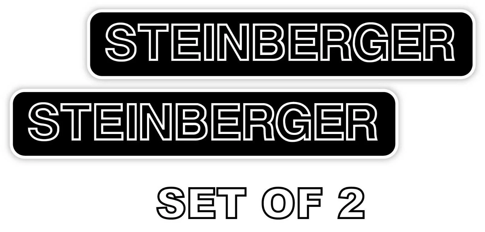 

Виниловая наклейка для x2 Steinberg * размеры * бампер, стену