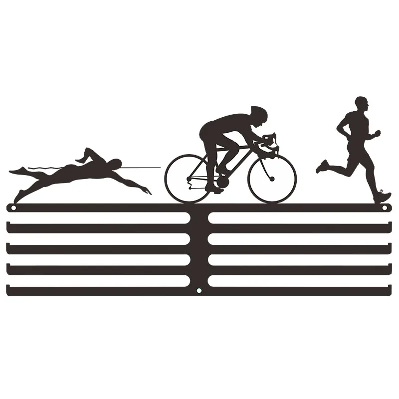 

Triathlon Marathon 4 bar Medal Hanger