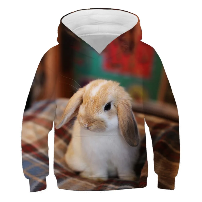 

Baby Girls Clothes Sweety Cute Rabbit 3D Print Hoodies Kids Sweatshirts Hoodie Sweater For Children Outwfits Baby Boys Long Tops