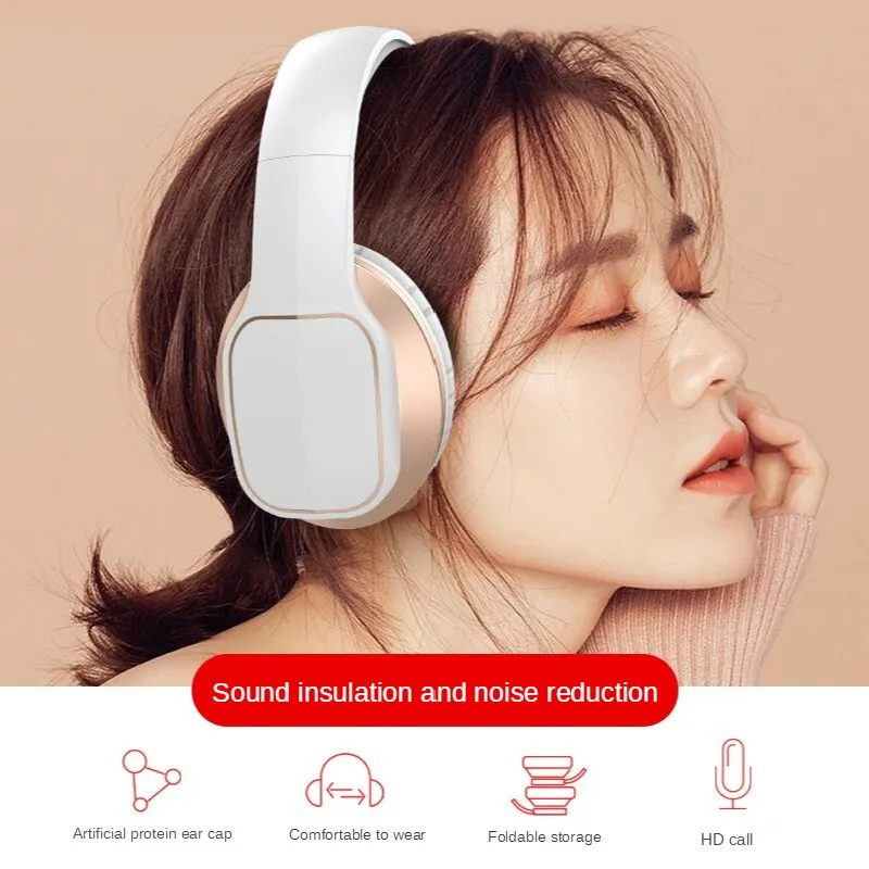 new arrival fone bluetooth earphones gaming wireless headset support aux tf card sport headphones for huawei xiaomi earbuds free global shipping
