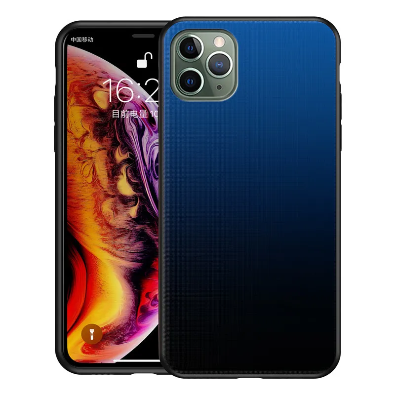 

Creative mobile case for 6S 7 8 PLUS XS XR X XSMAX 11 12 PRO gradient color silicone shockproof phone case