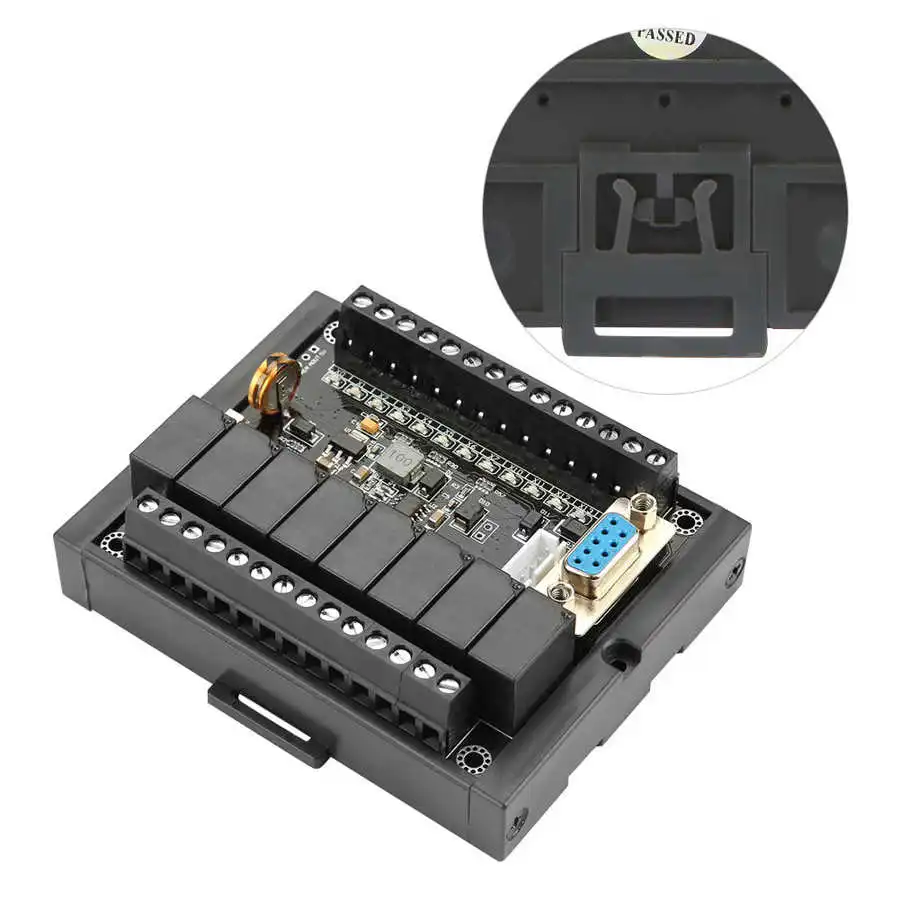 PLC Programmable Controller DC10-28V Relay module FX1N-20MR with Base Industrial Control Board Logic | Обустройство дома