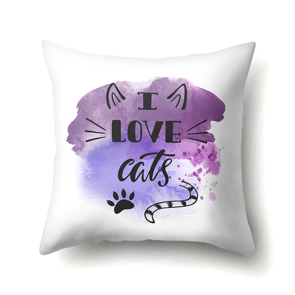 

Letter Music Star Color Pattern Throw Pillow Cover Cushion Case Home Car Decor