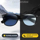 Солнцезащитные очки CoolPandas фотохромные для мужчин и женщин, поляризационные винтажные очки-хамелеоны для вождения, меняющие цвет, дневное и ночное видение, UV400