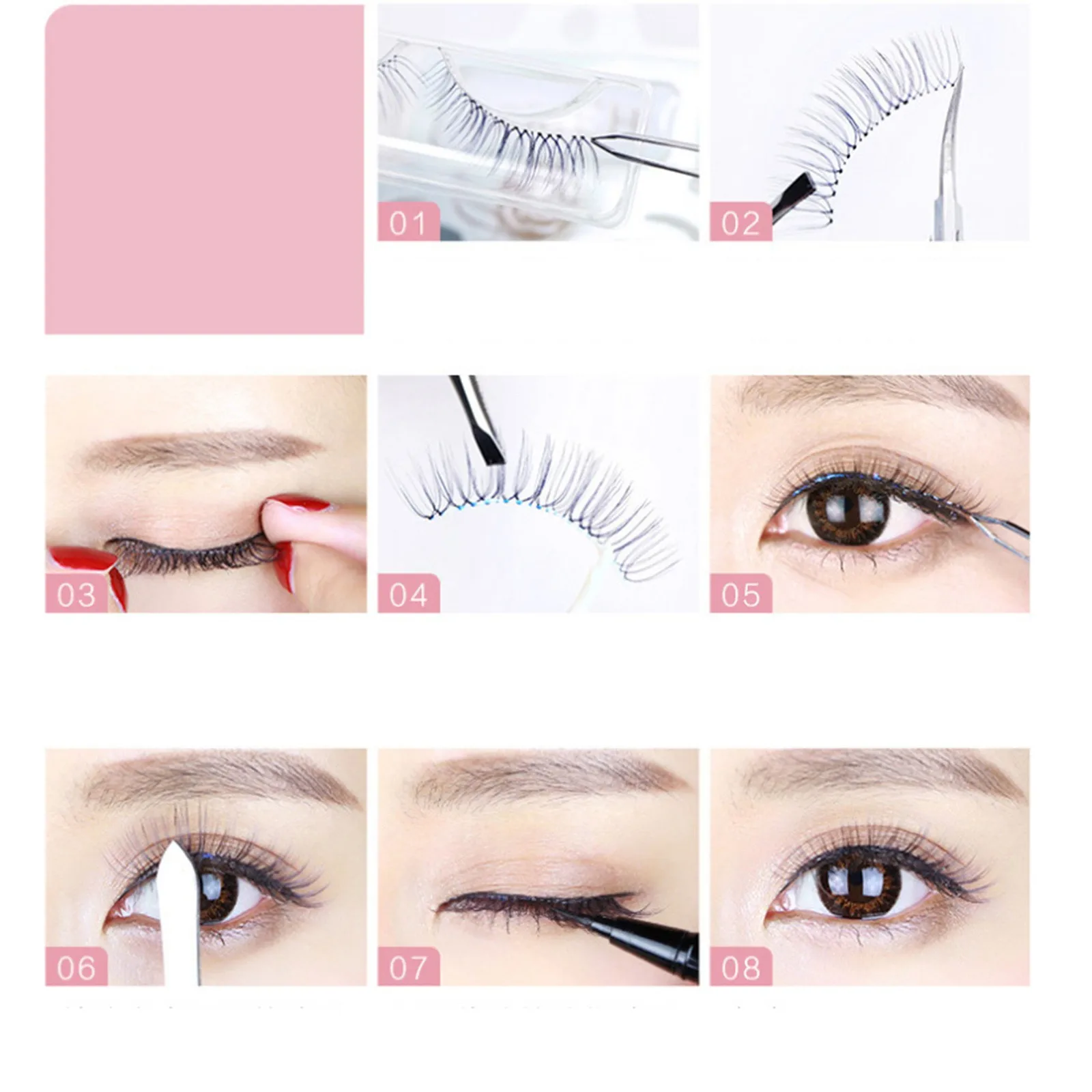 

Luxury 20 Paire 3D Mink False Lashes Strip Eyelashes Long Natural Party Makeup Lashes Extension HandMade Fake Eyelash maquiagem